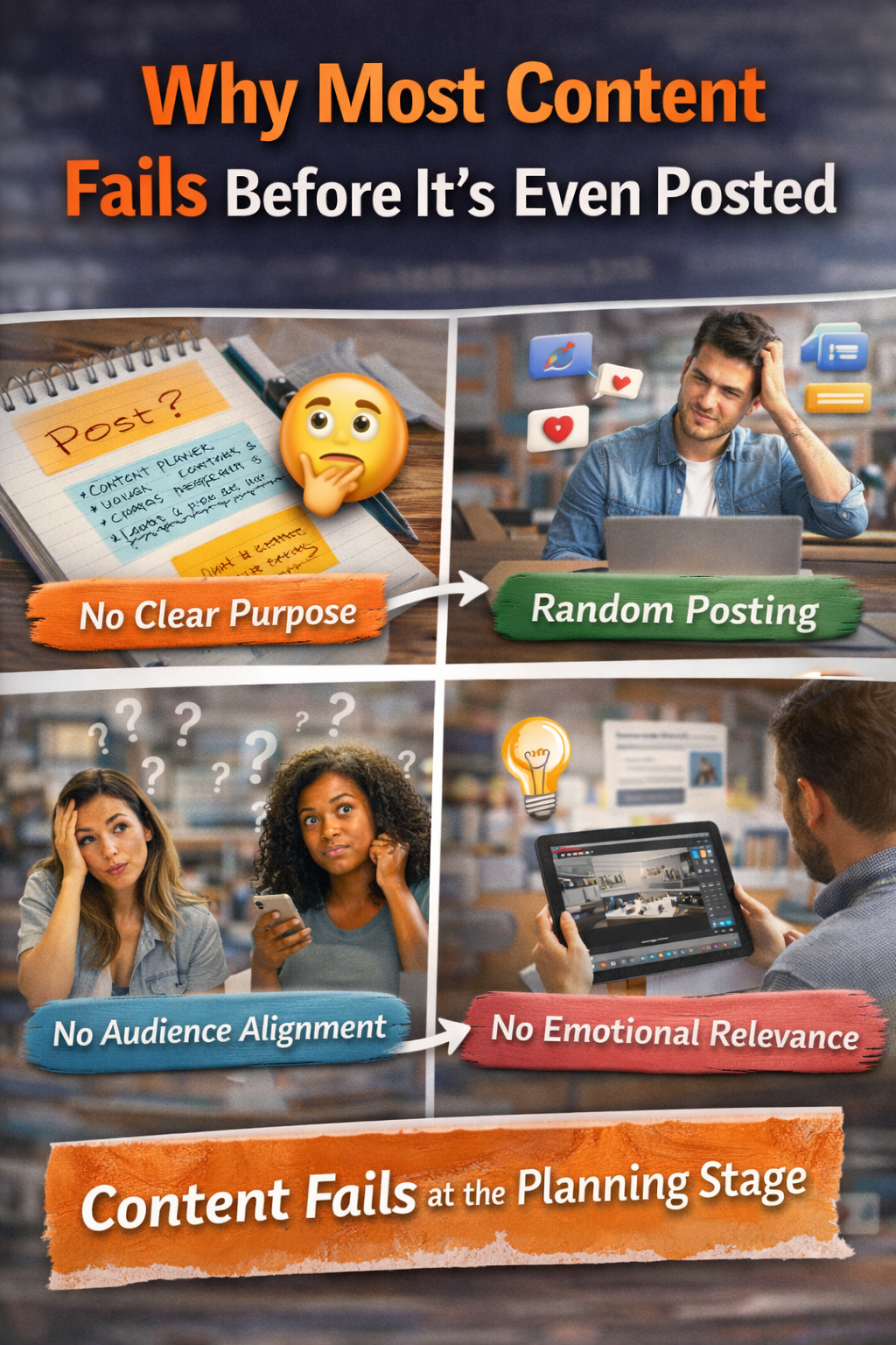 Why Most Content Fails Before It’s Even Posted