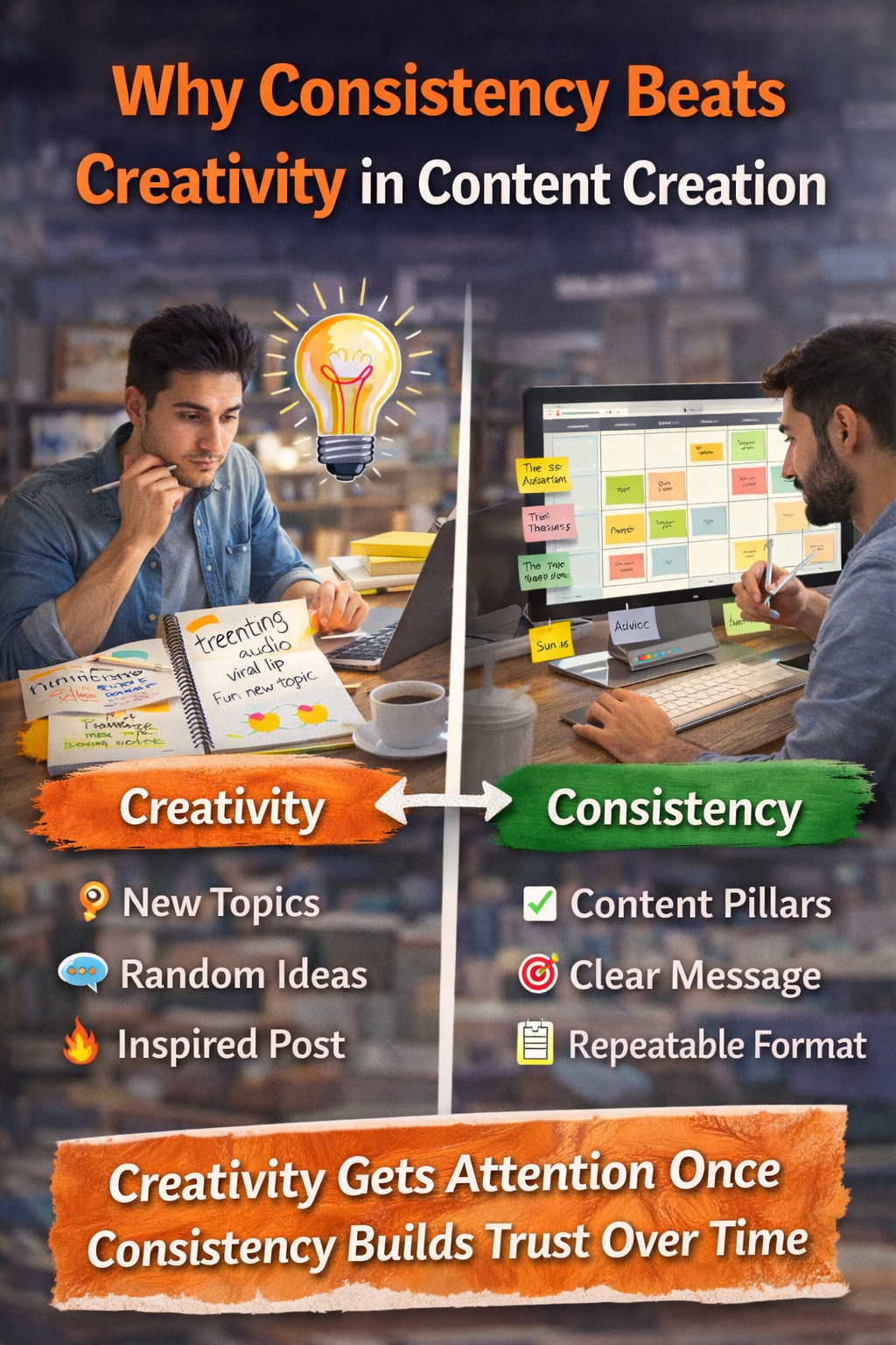Why Consistency Beats Creativity in Content Creation